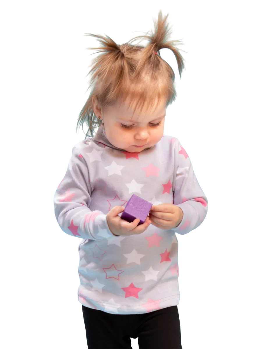 Водолазка TOTEMFOX 231РНАБ2(1)F/розовые звезды - фото 3