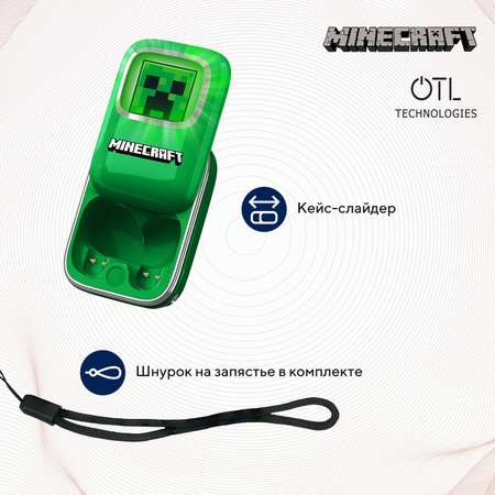 Наушники беспроводные OTL Technologies слайдер Minecraft