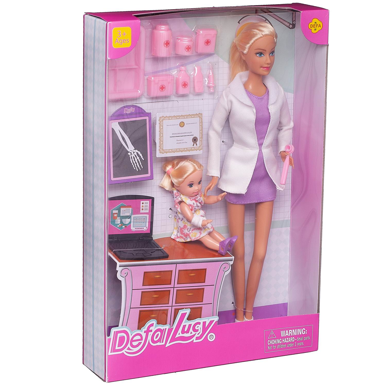 Кукла модельная Abtoys 8348d/фиолетовое - фото 2