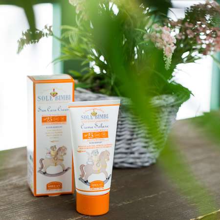 Крем солнцезащитный Helan SPF 25 Sole Bimbi - 75 мл