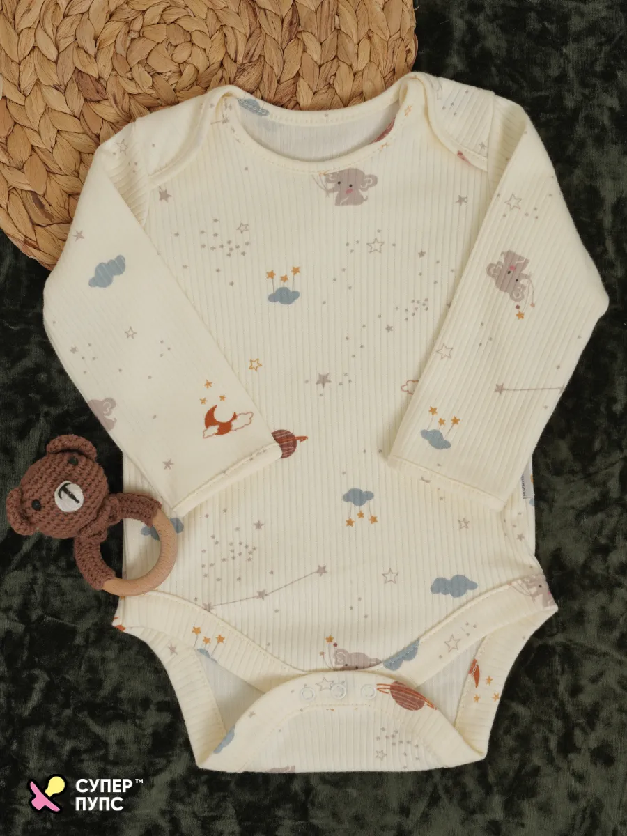 Боди 3 шт Супер Пупс нбр/3пр/бд/sk20/полоска/сон - фото 12