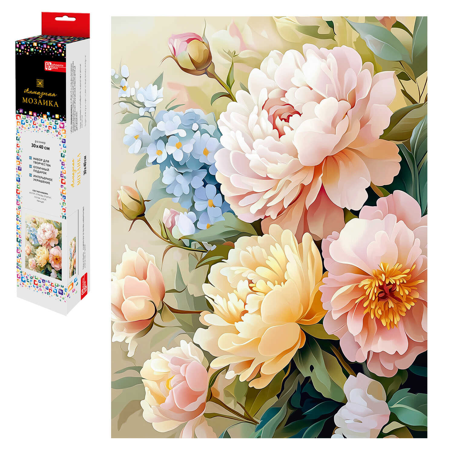 Алмазная мозаика Феникс + - фото 1