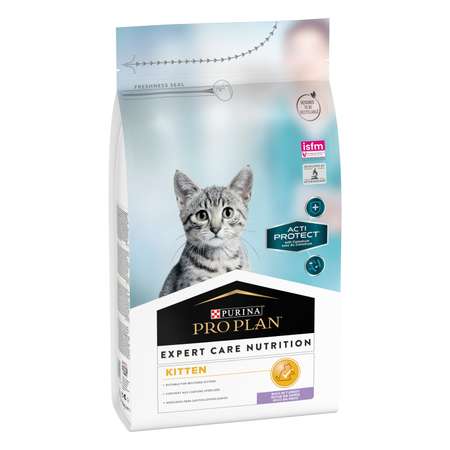 Корм для котят PRO PLAN Acti-Protect сухой с индейкой 1.5кг