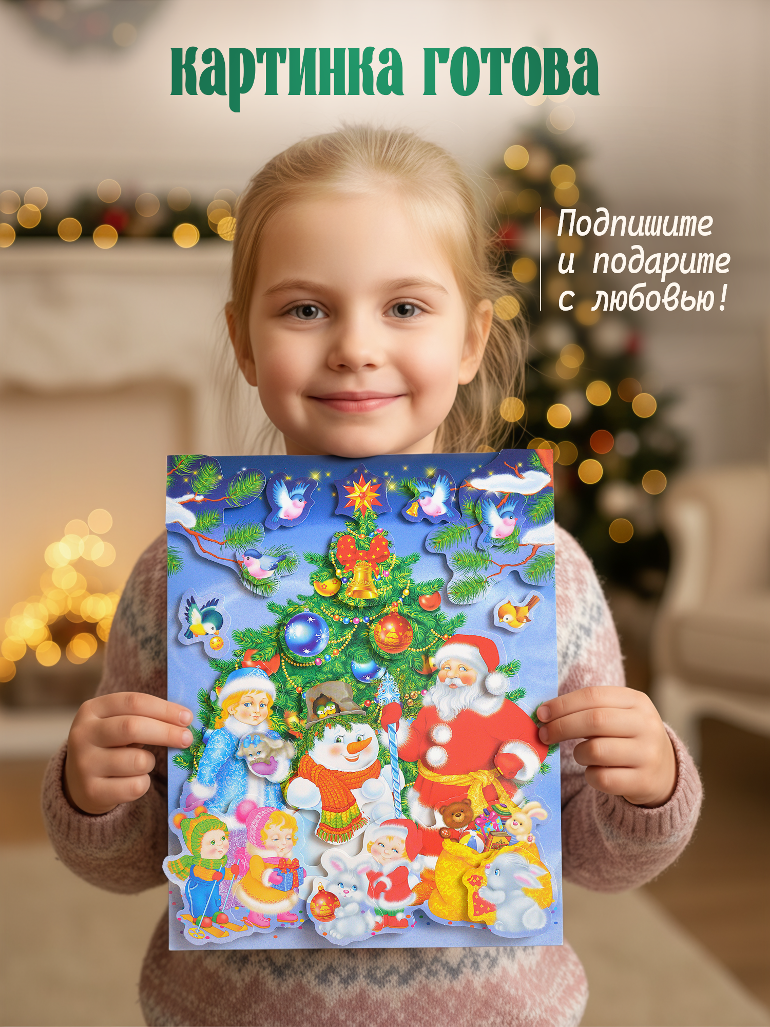 Набор для творчества Дрофа-Медиа Новый год аппликация - фото 5