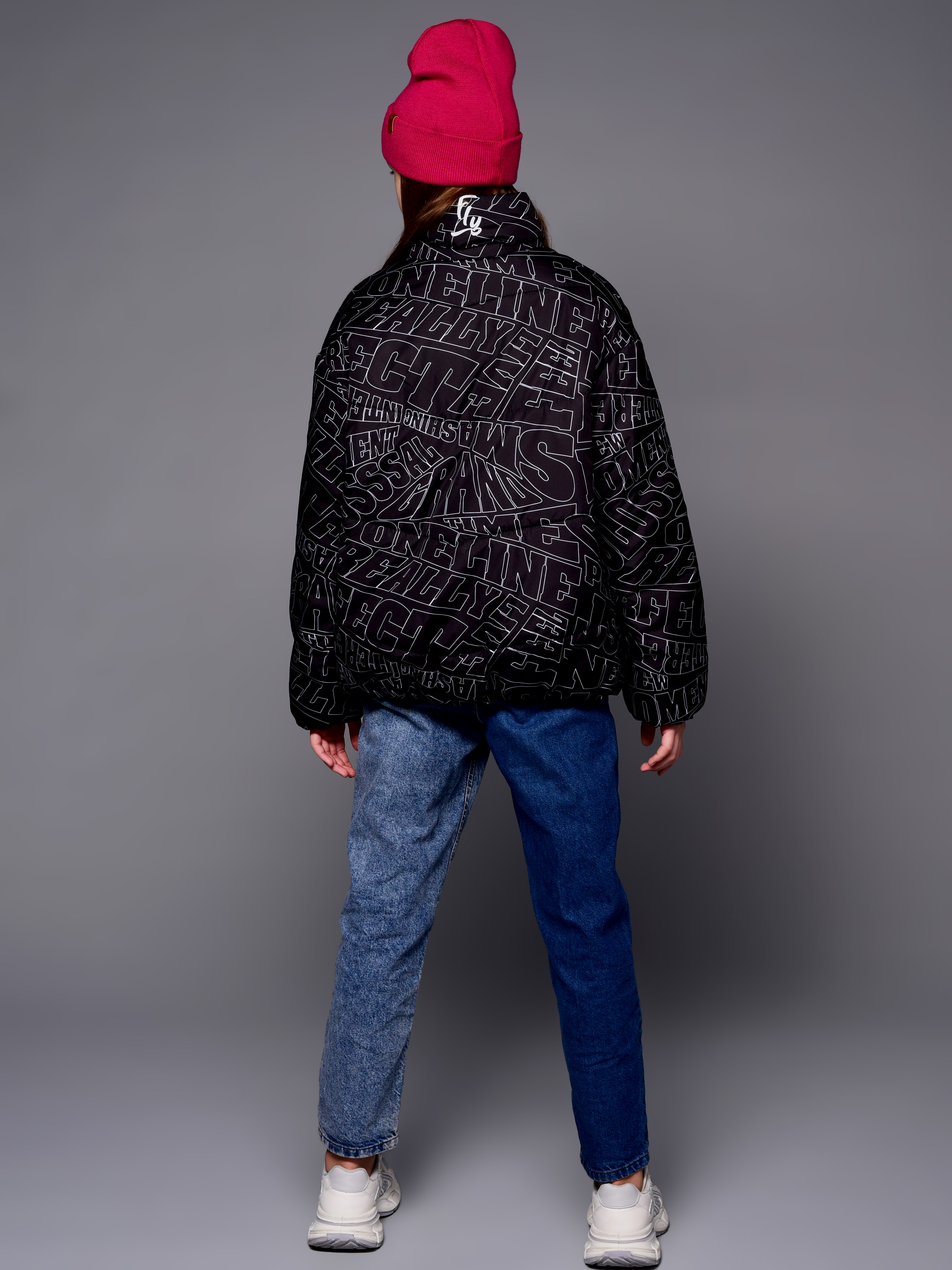 Куртка Аврора 1105-Д/принт-черный - фото 10