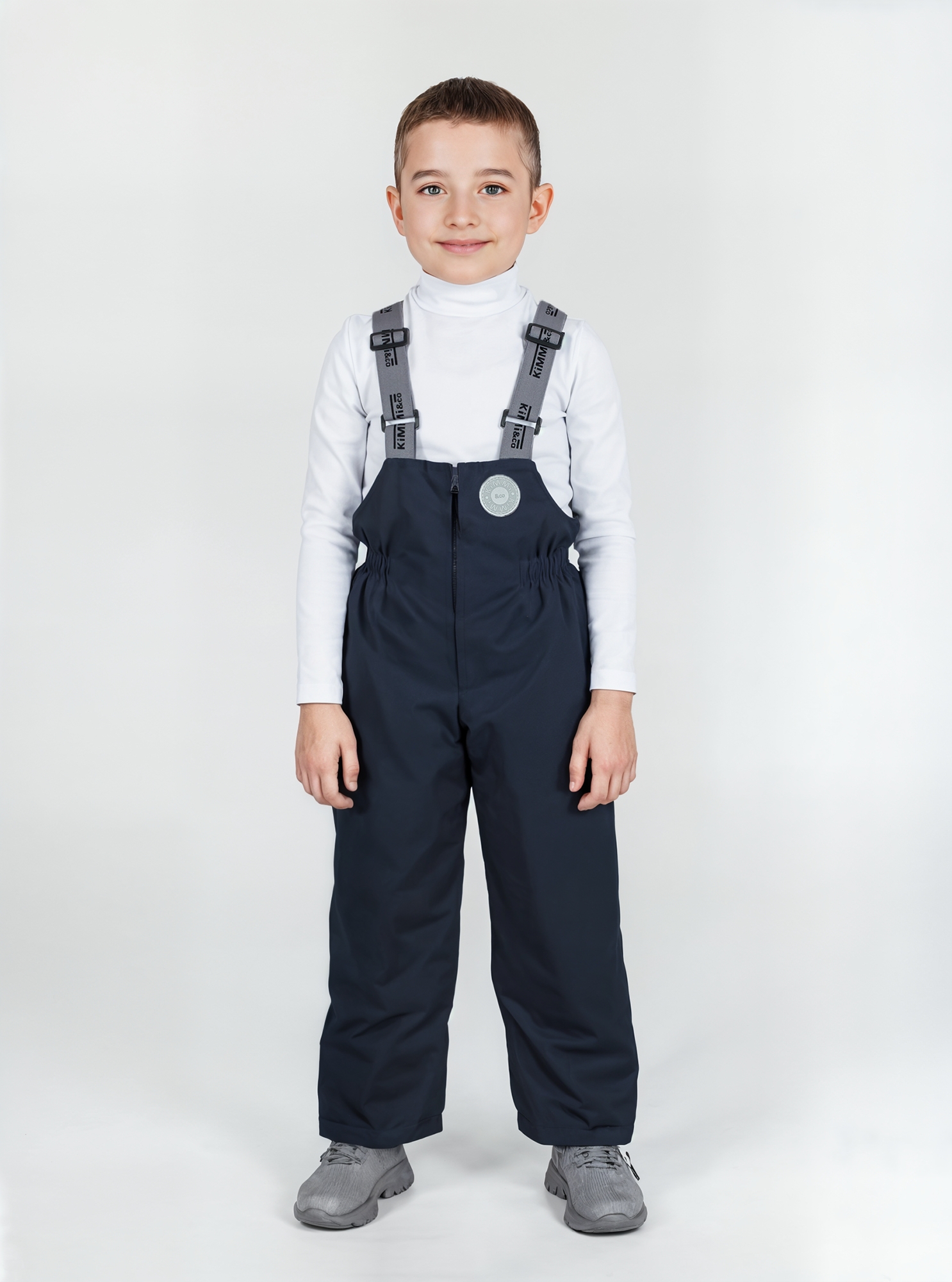 Полукомбинезон KiMMi co К-150860-017 синий - фото 7