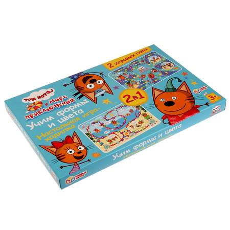 Настольная игра Умные игры Формы и цвета Три кота