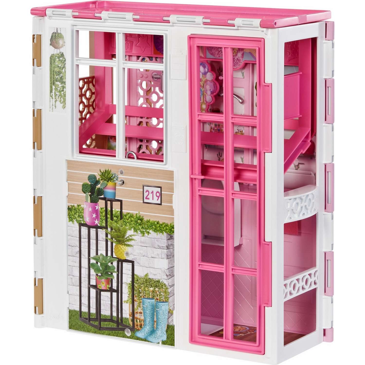 Домик для кукол Barbie 32 см с мебелью HCD47 - фото 3