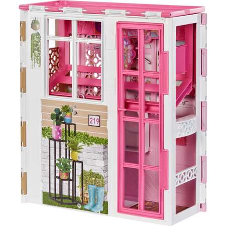 Домик для кукол Barbie 32 см с мебелью