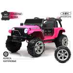 Электромобиль RIVERTOYS T222TT-4WD-PINK С пультом ДУ