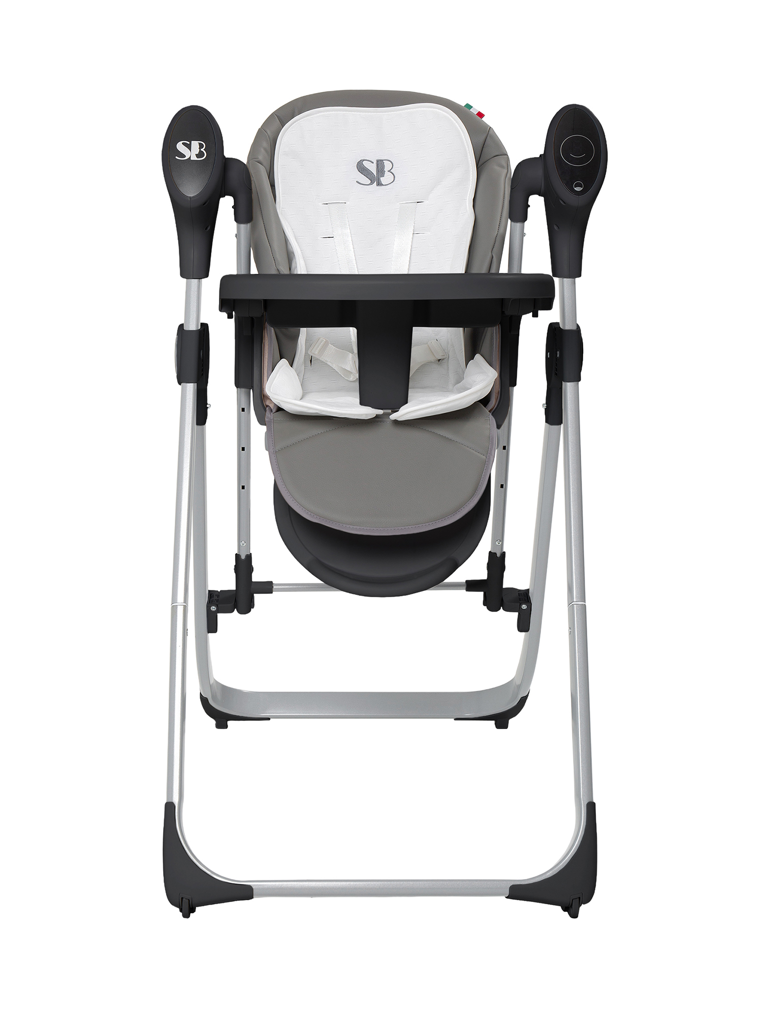 Стульчик для кормления Sweet Baby Amuleto Steel Grey серый - фото 26