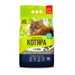 Наполнитель Котяра с активированным углем 19 л 8 кг комкующийся