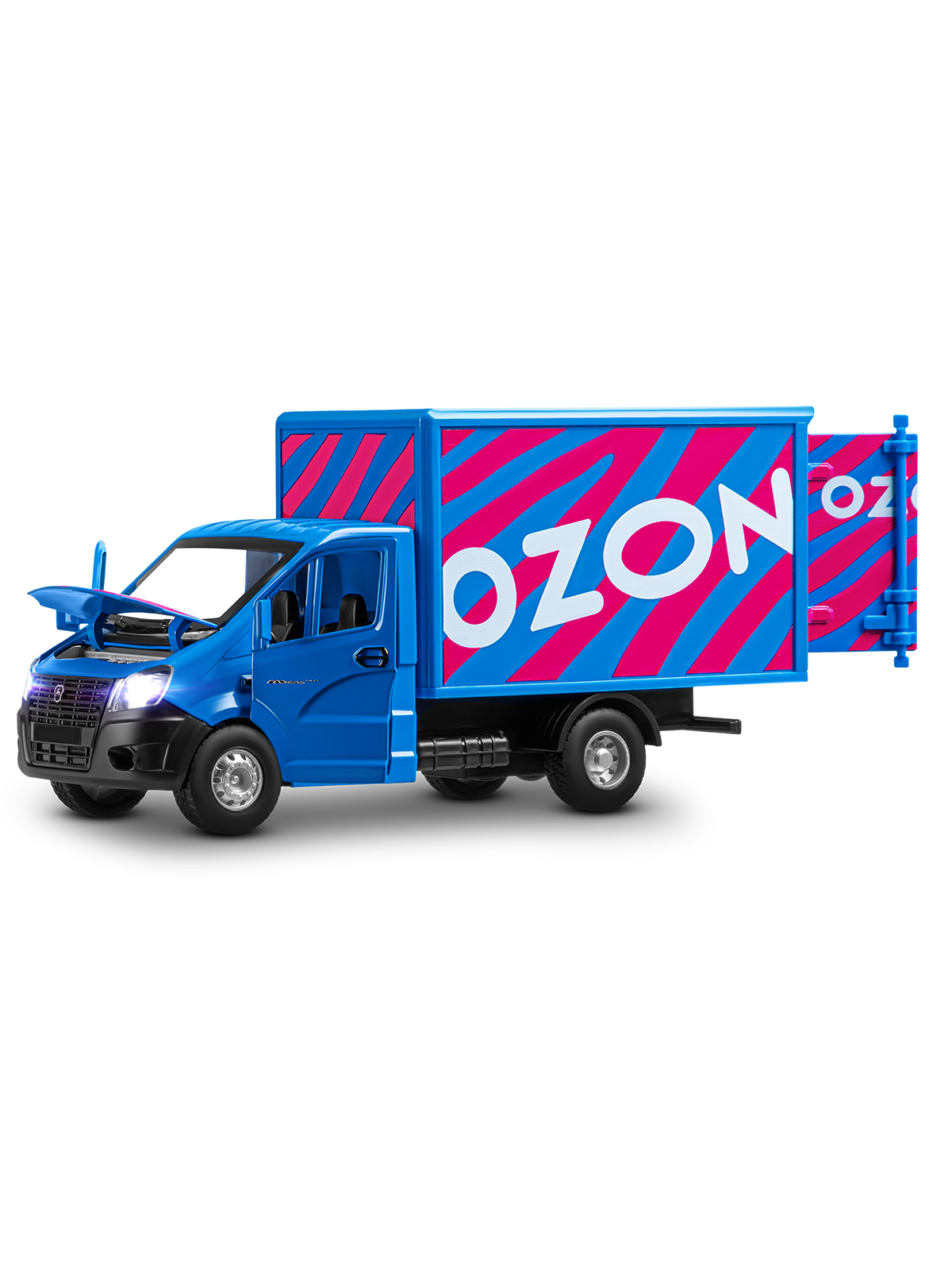 Грузовик АВТОпанорама ГАЗель Next Ozon 1:28 JB0405418 - фото 17