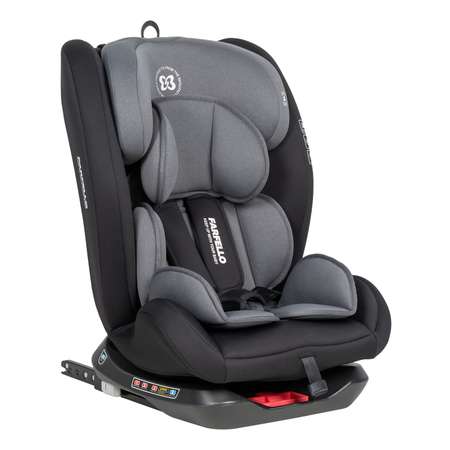 Автокресло Farfello Le 5 Isofix 0+/1/2/3 (0-36 кг) серый