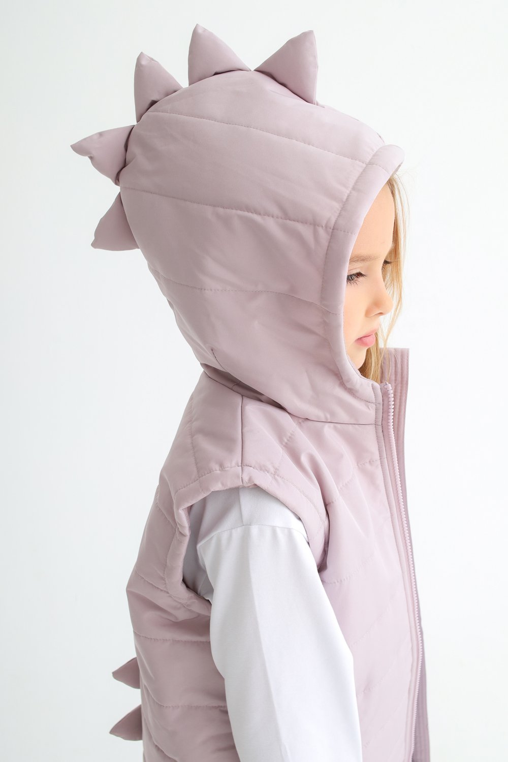 Жилет MINIDINO V-G-005Жилет детский демисезонный Дино дым - фото 5