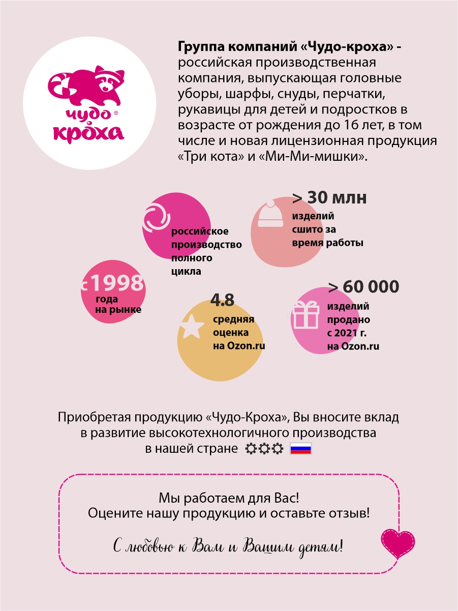 Шапка Чудо-Кроха Cz-260/светло-серый - фото 8