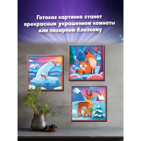 Аппликация Дрофа-Медиа Мишки Лисички Олени