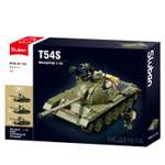 Конструктор SLUBAN Танк T54C 604 дет.