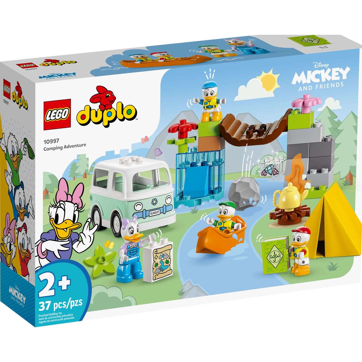 Конструктор LEGO DUPLO Camping Adventure 37 дет. - фото 1