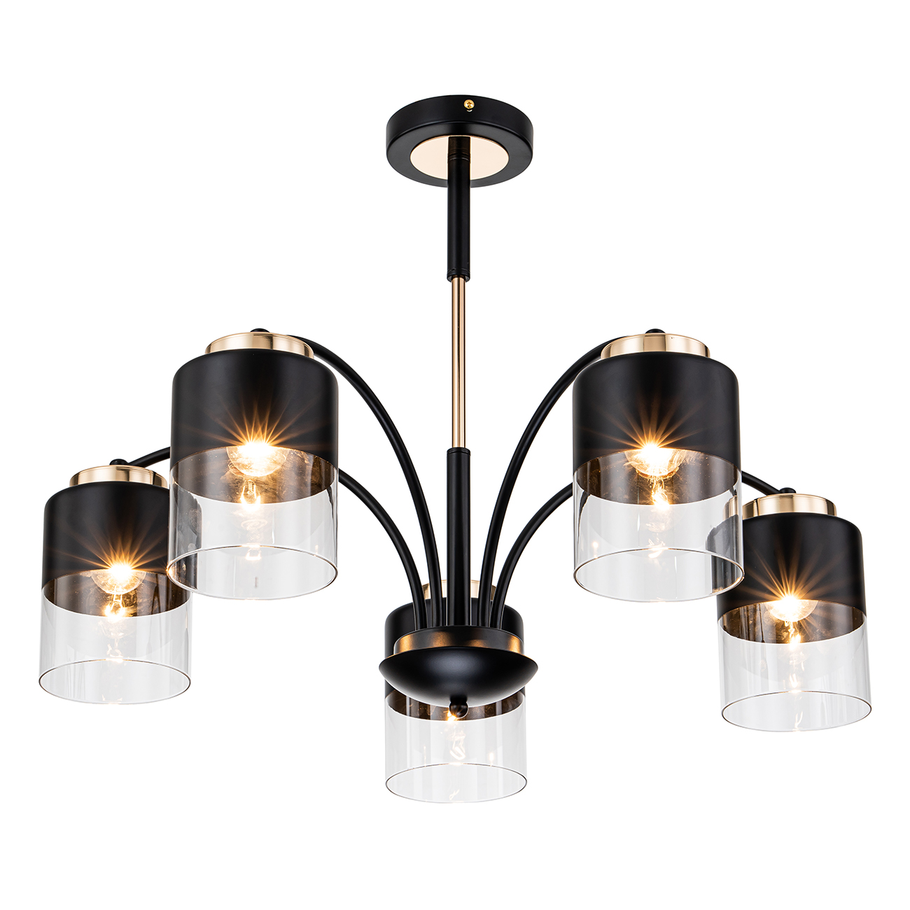 Люстра ESCADA Escada 2121/5P Black/Gold - фото 1