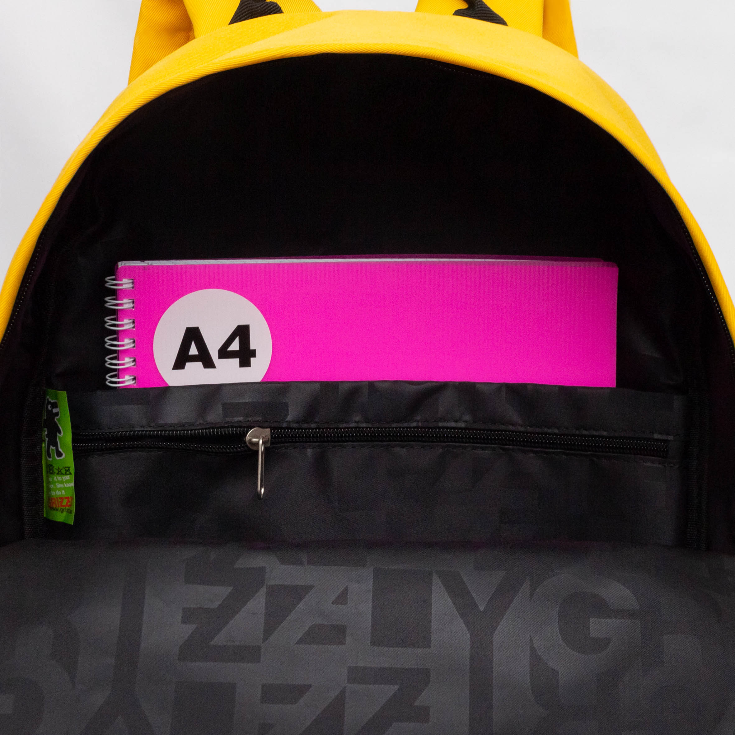 Рюкзак Grizzly желтый - фото 6