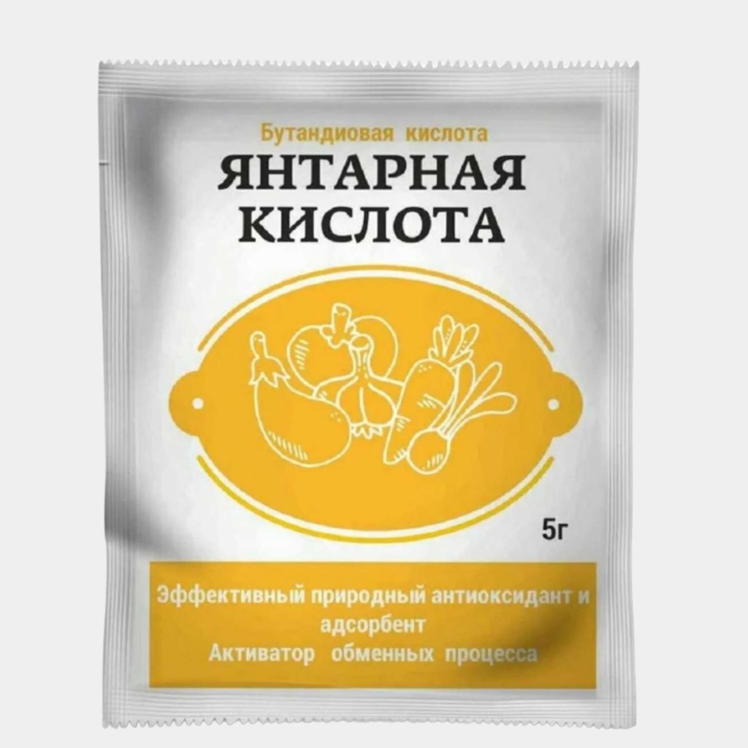 Удобрение . Янтарная кислота 5г - фото 1