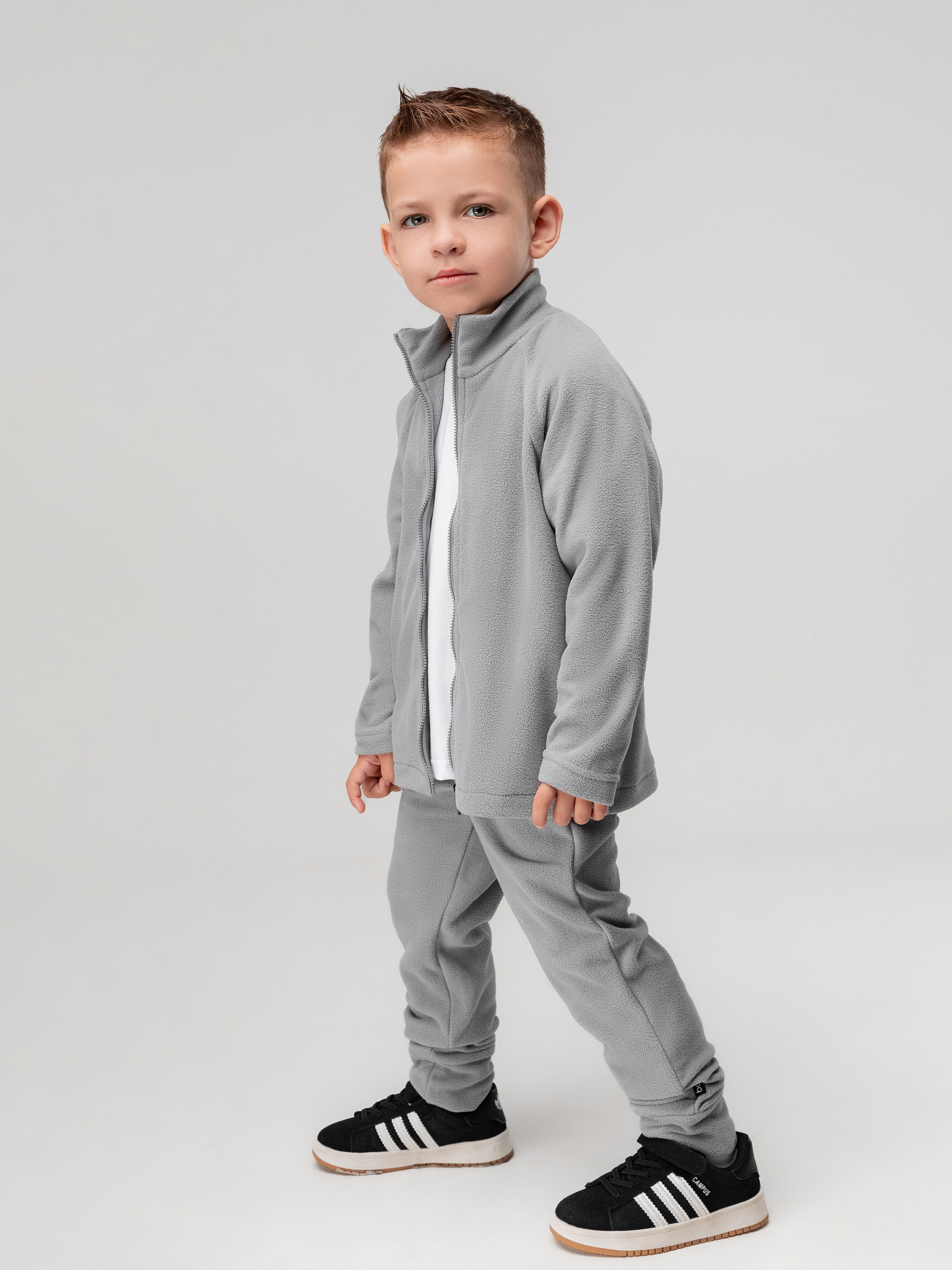Толстовка и брюки Bodo 11-555MU_светло-серый - фото 3