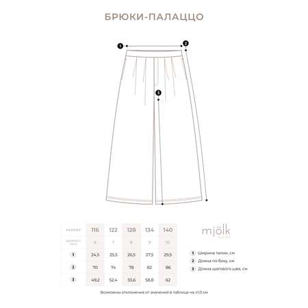 Брюки Mjolk
