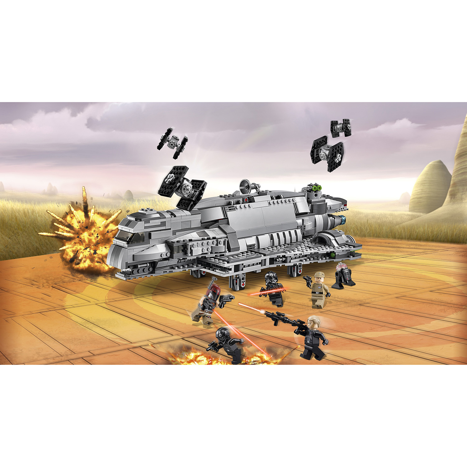 Конструктор LEGO Star Wars Имперский десантный корабль блочный - фото 5