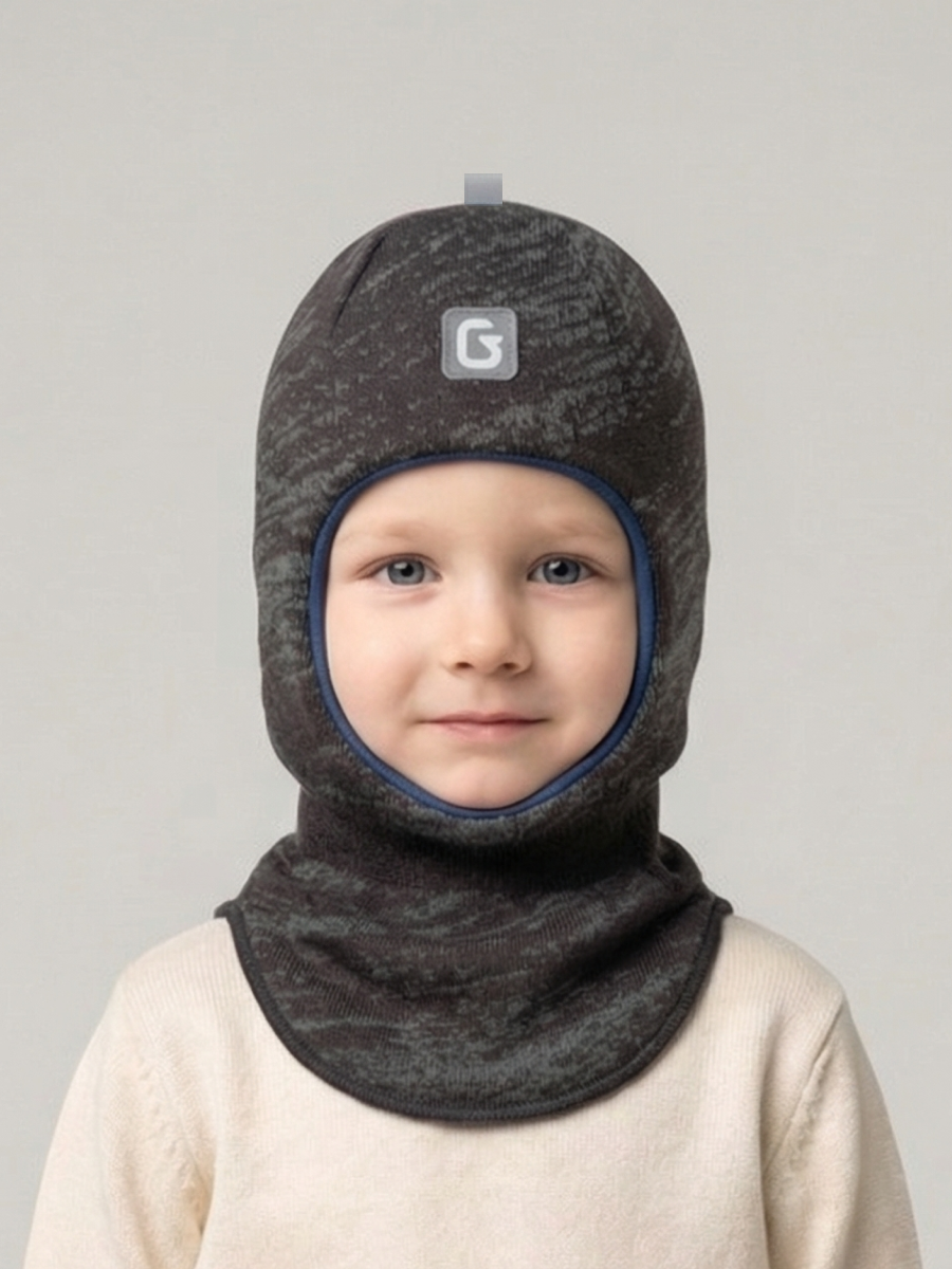 Шапка-шлем GUSTI GW25AC1205B-GRAY - фото 1