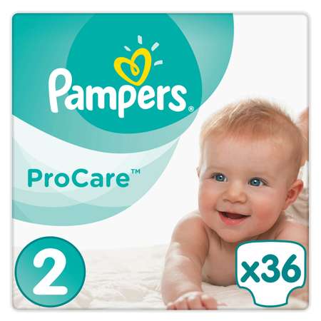 Подгузники Pampers Procare 2 (3-6 кг) 36 шт.