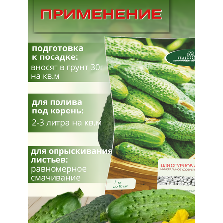 Удобрение весна - лето Сельхозтрест Огурец кабачок 1 кг