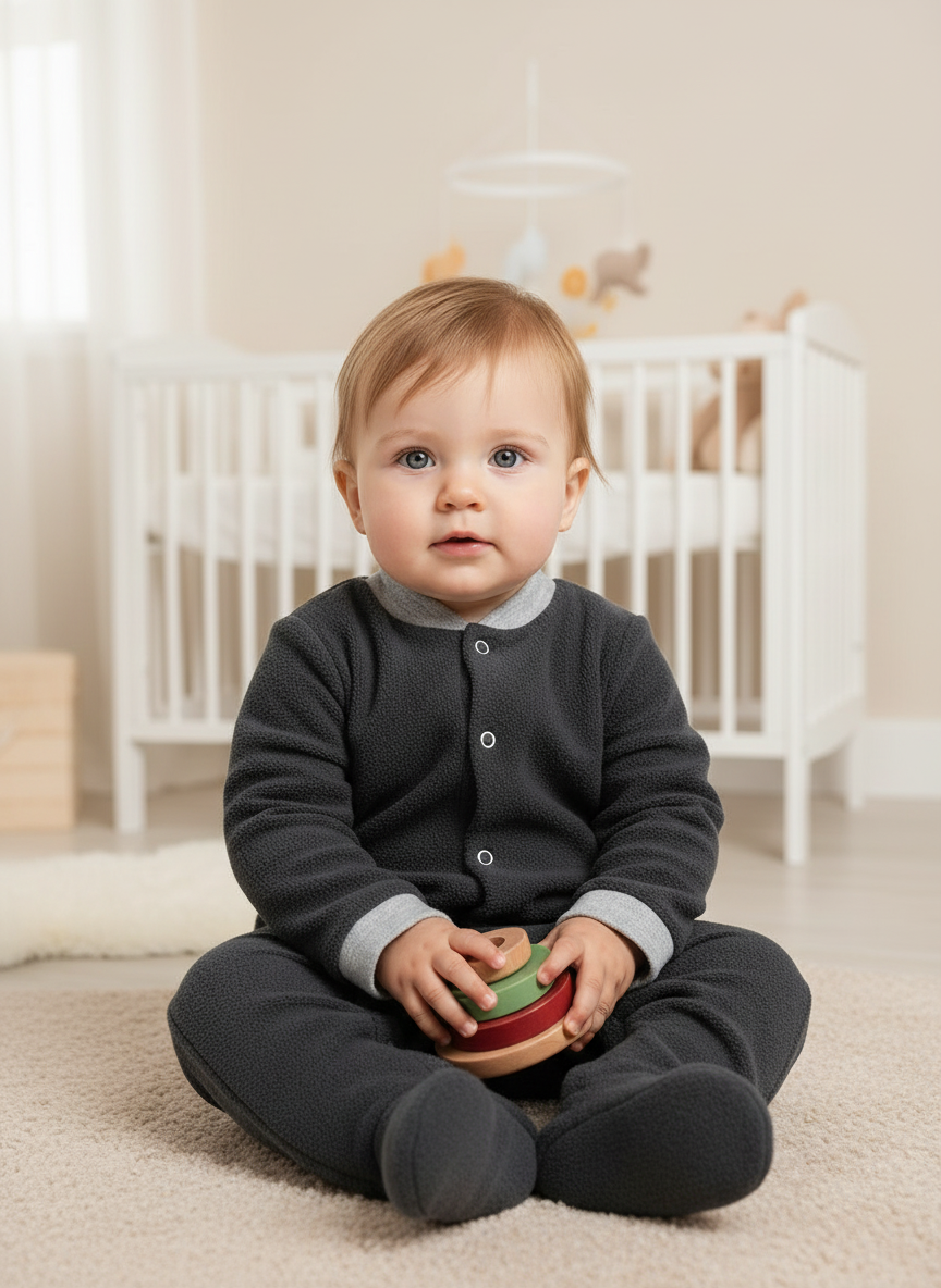 Изображение товара Комбинезон Утенок 68 для малышей из флиса теплый российский детский комбинезон