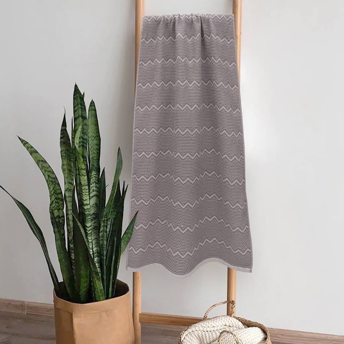 Полотенце BRAVO Зигзаг 90 x 50 см 1 шт. - фото 3