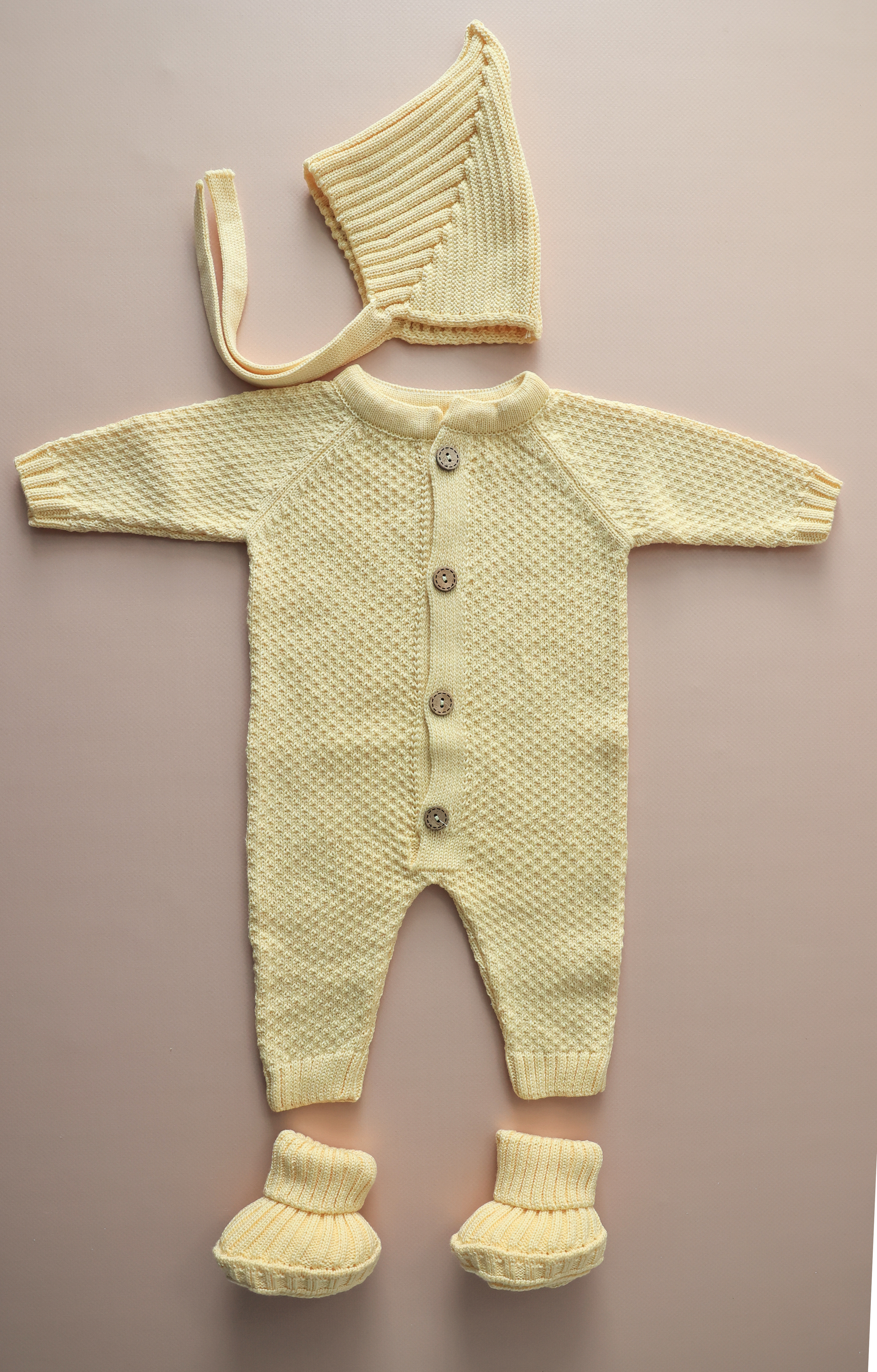 Комплект на выписку Bunnyphant 0369/лимонный - фото 3