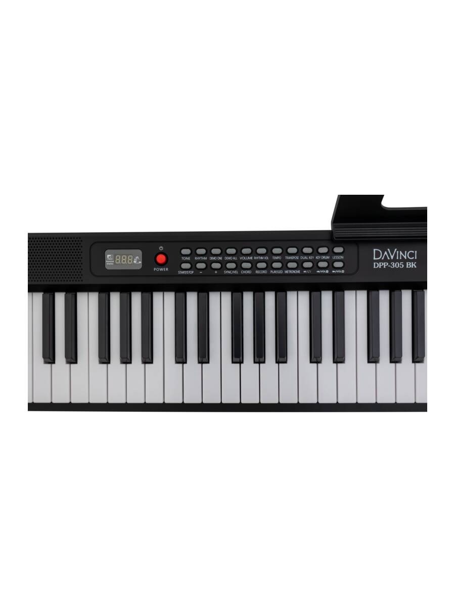Игрушка музыкальная DaVinci DPP-305 BK синтезатор - фото 11