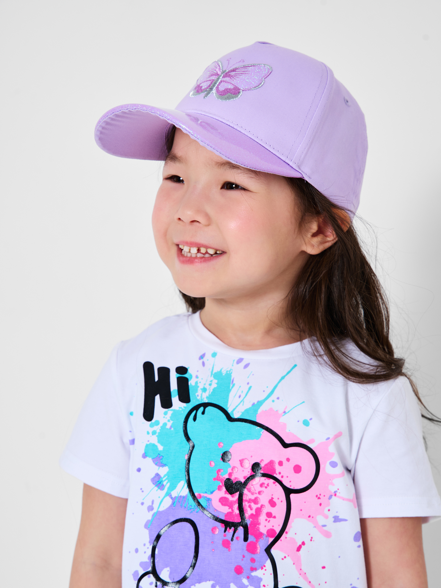 Изображение товара Кепка детская PlayToday 52 Бабочка с блестящим козырьком