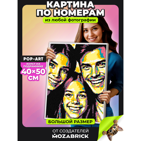 Картина по номерам QBRIX Pop-art