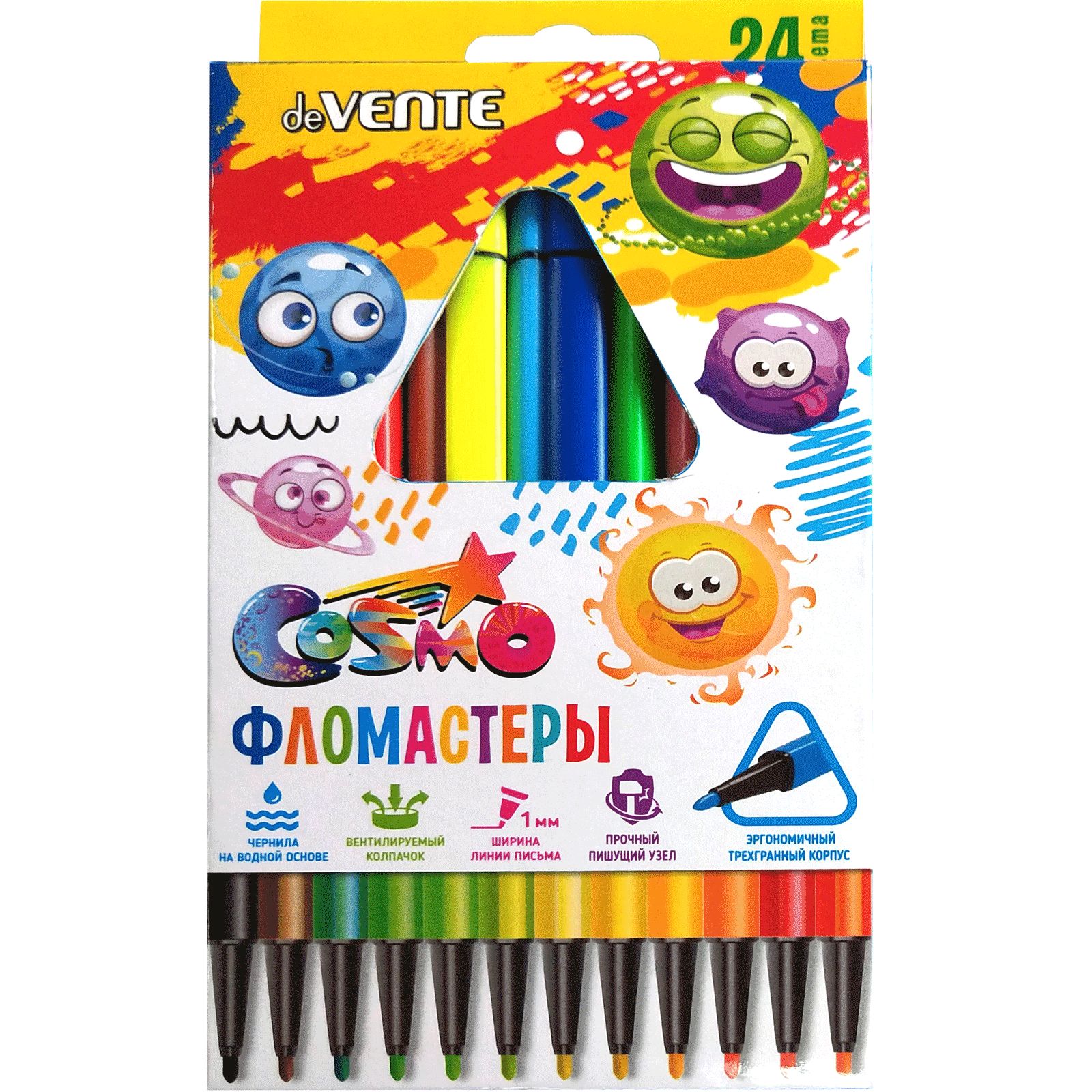 Фломастеры deVENTE 24 шт. - фото 1