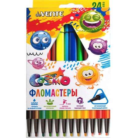 Фломастеры deVENTE 24 цв.