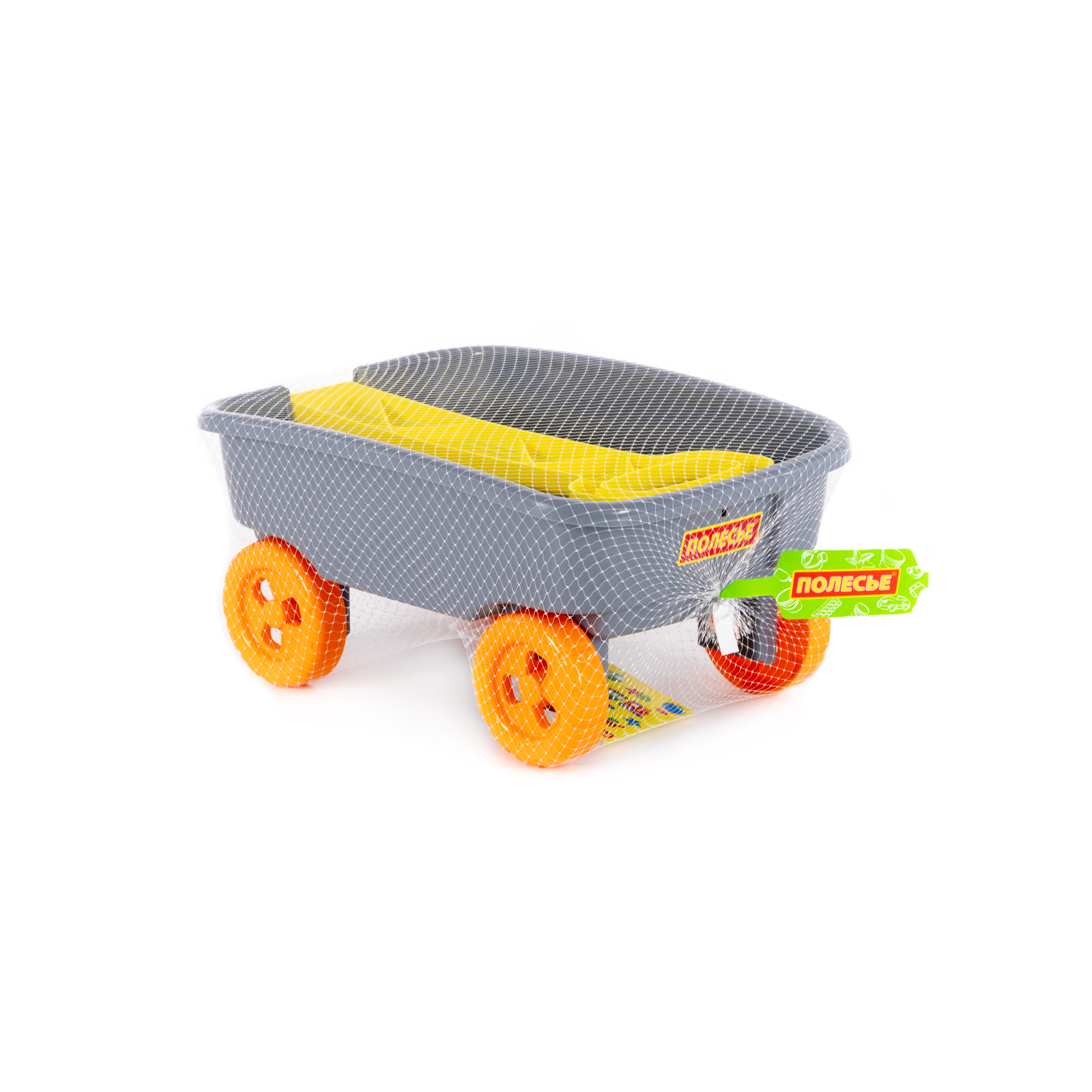 Тележка Полесье с ручкой 1 предм. - фото 6