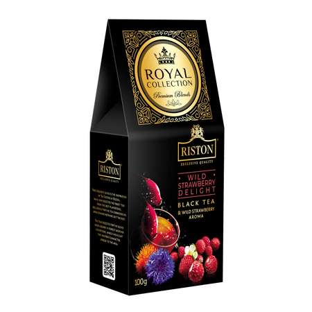 Чай Riston Royal Collection Wild Strawberry черный 100г