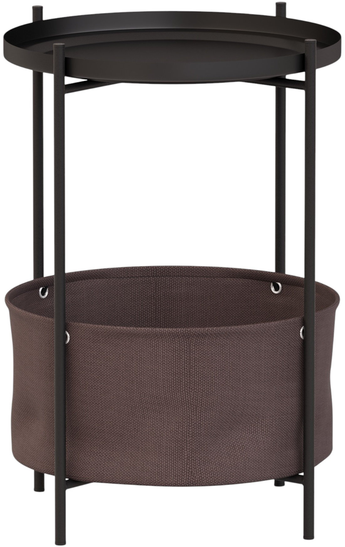 Стол журнальный LAVARIS Элдэй CUBA CHOCOLATE Коричневый/черный муар - фото 6