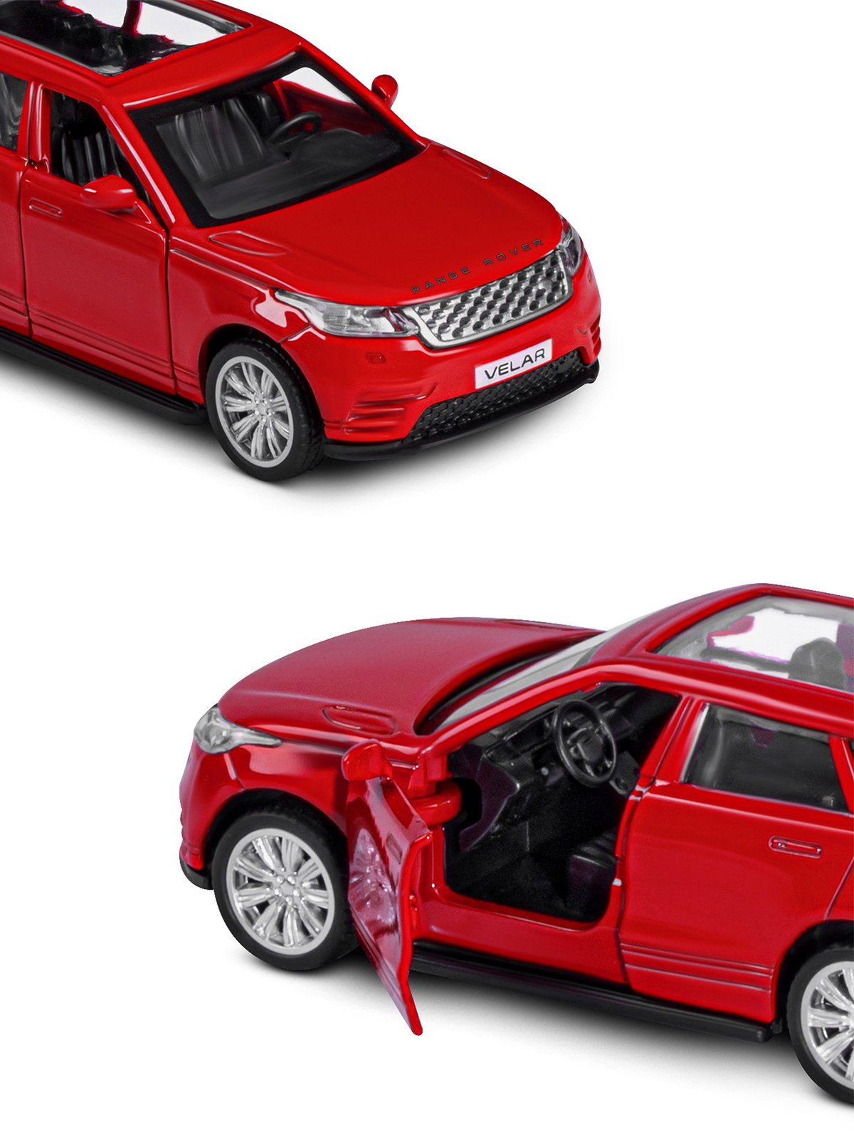 Внедорожник АВТОпанорама Land Rover Range Rover Velar 1:43 JB1200176 - фото 8