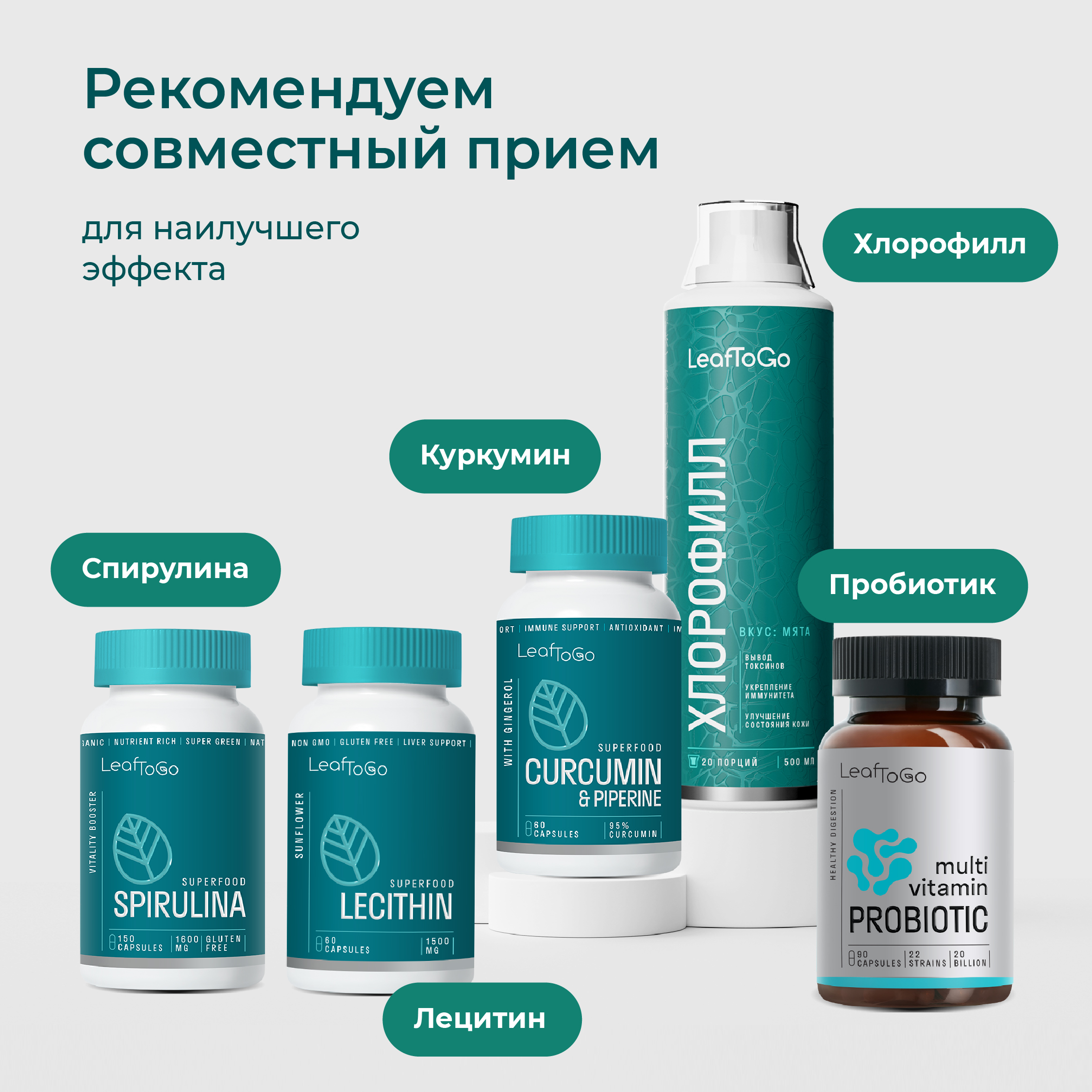 Клетчатка F5 с инулином LeafToGo для похудения и очищения - фото 8