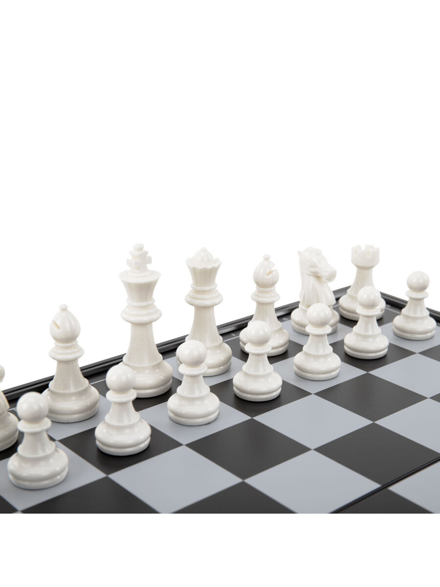 Настольная игра Золотая сказка шахматы, шашки, нарды 32x32 см - фото 9