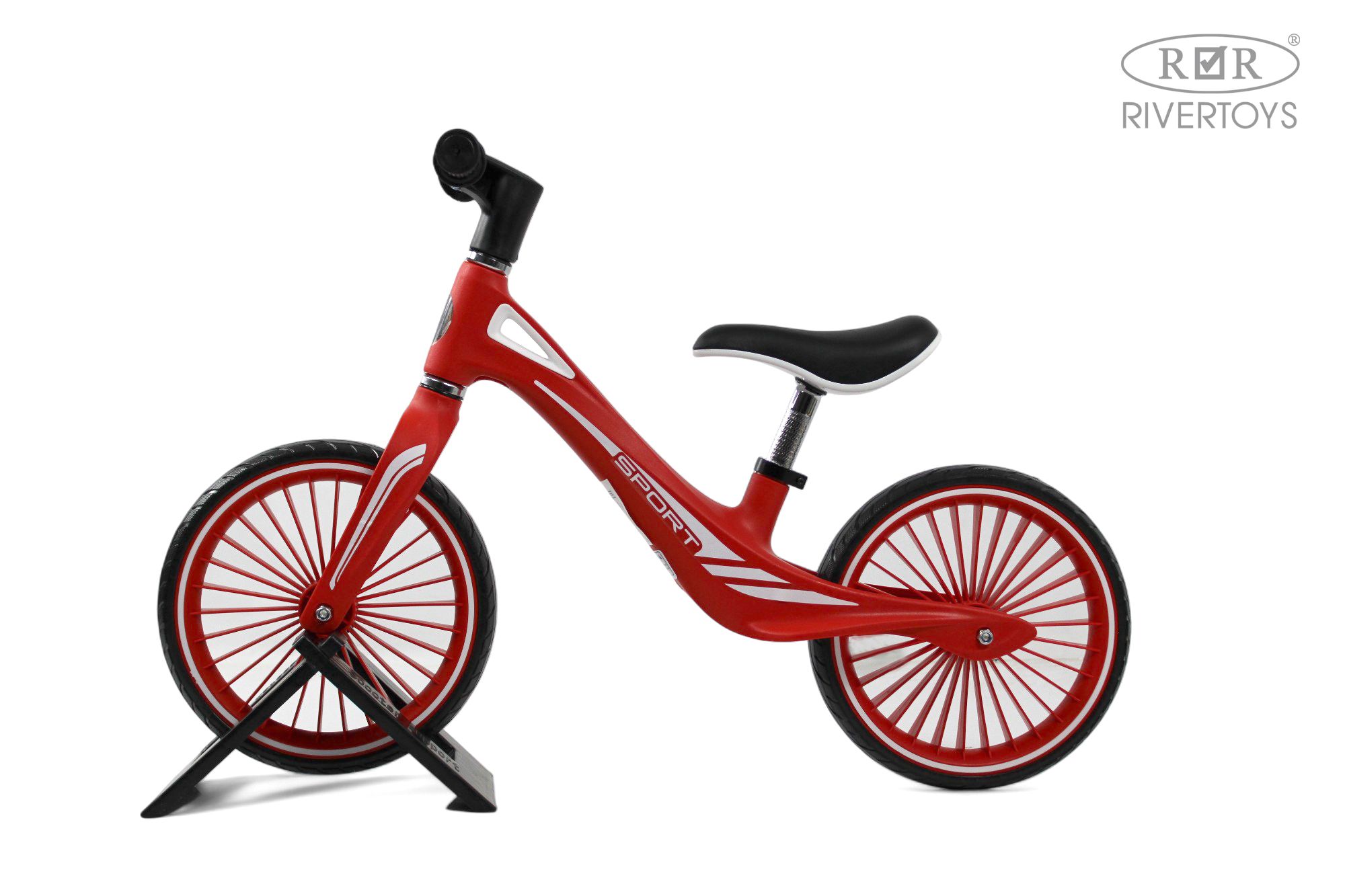 Двухколесный беговел RIVERTOYS 12 дюймов - фото 3