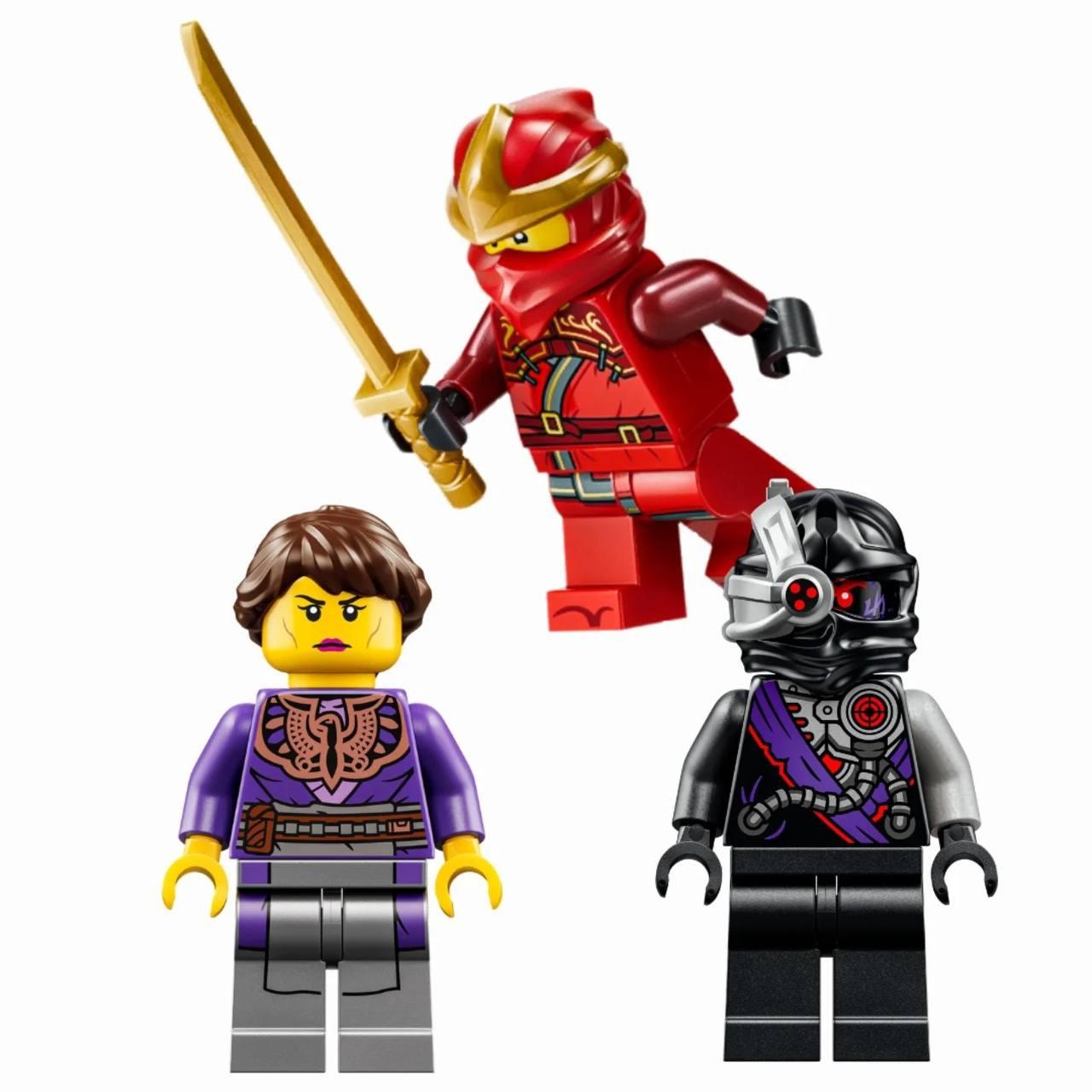 Конструктор LEGO NINJAGO Ниндзя-перехватчик Х-1 691 дет. - фото 6