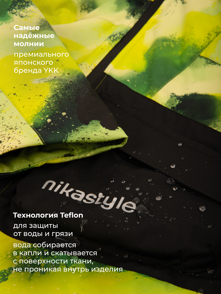 Комбинезон NIKASTYLE 8з2126 лайм/черный - фото 9