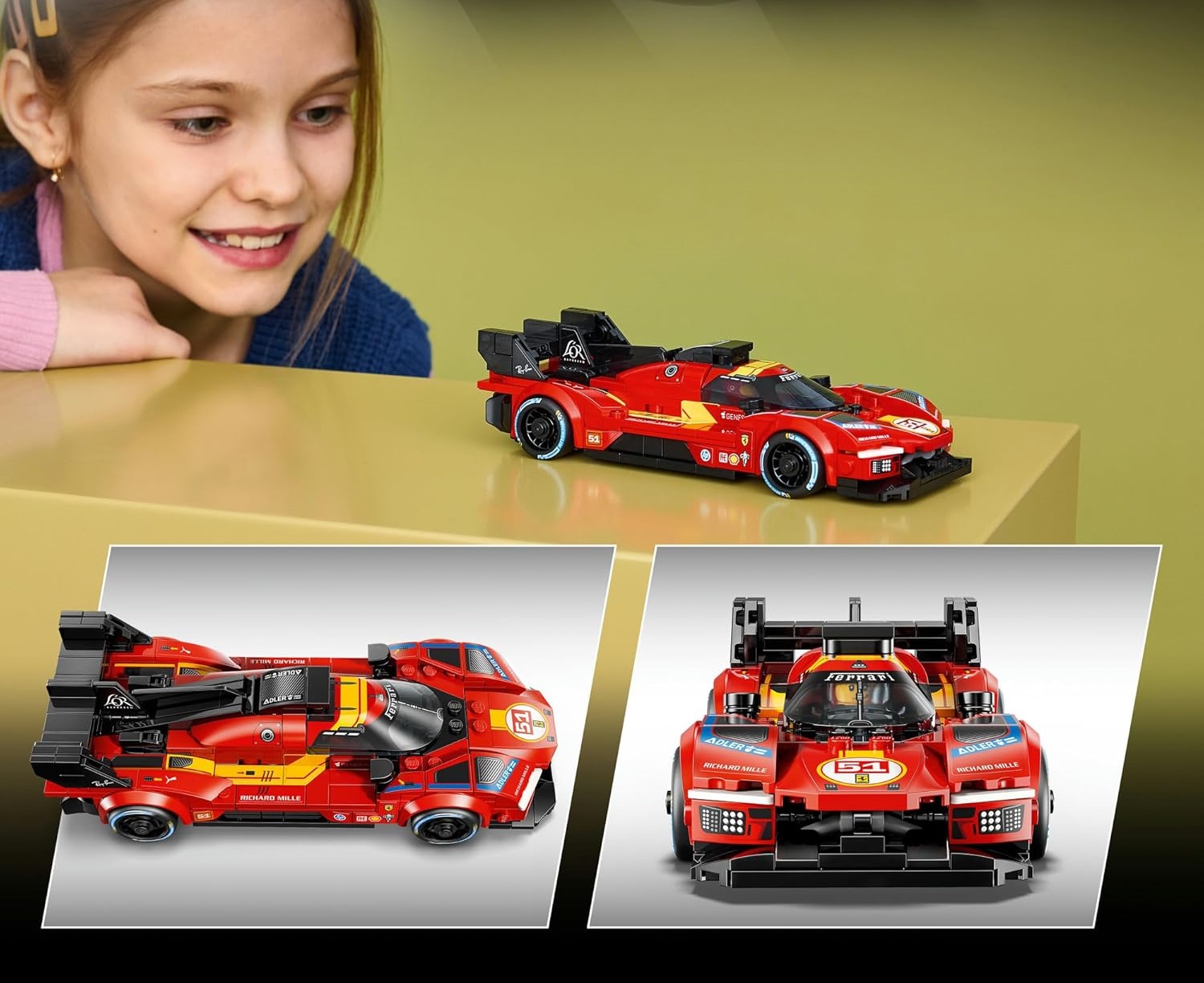 Конструктор LEGO Speed Champions Феррари 499Р 329 дет. - фото 6